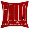 Fabricante de Fundas de Almohada Lindas para el Día de San Valentín, Fundas de Almohada Impresas Personalizadas para Invierno, Fundas de Almohada Estampadas de Lino para Muebles de Sofá