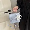 Bolso de Mano Sencillo de Moda Mochila Pequeña para Salidas Estudiantiles Viajes Estilo Británico Casual Dulce Mochila Bolso para Mujeres
