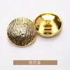 Casaco Blazer Listrado de Metal Irregular Botões Metálicos Costurados à Mão Casaco Minimalista Personalizado Botões de Alto Padrão em Estoque
