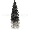 Pelucas de Comercio Exterior, Pelucas Rizadas Hawaianas, Extensiones de Cabello Largo Rizado para Mujeres, Rizos Latinos Esponjosos Naturales, Cabello de Crochet de Fibra Sintética