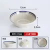 Tigelas pequenas de melamina estilo retrô para pratos de hot pot, perfeitas para uso comercial, com um design nostálgico que lembra barracas de comida de rua. Ideal para servir acompanhamentos de hot pot, bucho, molhos para mergulhar e temperos