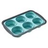 Molde de Silicona para Pastel Transfronterizo Molde para Hornear Pasteles Plegable Resistente a Altas Temperaturas Molde para Pastel de Tostada Fácil de Desmoldar Molde para Hornear