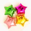 Balão de alumínio de 10 polegadas com cinco pontas, decoração de teto, balão de papel alumínio, balão de estrela, aniversário