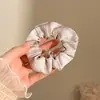 Goma para el pelo de encaje con estilo despreocupado, Lazo floral para el pelo para mujer, Tamaño grande, Cuerda dulce para coleta baja, Accesorio para el pelo de alta gama