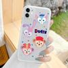 Funda para Teléfono Dibujo Animado Chica Corazón 13 Impresión Completa para iPhone 14 Apple 12Pro Cojín de Aire Transparente XSMax