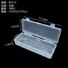 Caja Rectangular de Plástico PP para Guardar Cuentas Cuadradas, Joyería, Equipo de Pesca, Accesorios de Ferretería, Productos Pequeños y Pines