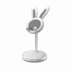 Soporte perezoso creativo de conejo para teléfono móvil, escritorio, tableta, artefacto para jugar y ver, ajustable, lindo, hogar, ajustable, selfie