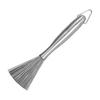 Cepillo de acero inoxidable 304 para ollas, cepillo de alambre de acero para limpieza doméstica, elimina la suciedad de la cocina, no daña el cepillo de ollas, cuencos, artefactos, cepillo de alambre