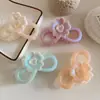 Novo Produto Transfronteiriço Outono e Inverno: Presilha de Cabelo Flor Geométrica Colorida, Fashion, Simples, Versátil, Grampo para Penteado Updo na Nuca, Acessório de Cabelo para Mulheres