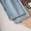 ¡Gran ajuste! Jeans Casuales de Pierna Recta Estrecha, Rasgados y Desgastados de Estructura, Estilo Nuevo 2026