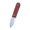 Cuchillo para Ostras de Madera Maciza y Acero Inoxidable del Fabricante para Uso Doméstico y Comercial, Abreostras Específico para Vieiras, Cuchillo Profesional para Conchas, Cuchillo de Palanca Multiusos