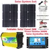 Kit Combinado de Energía Solar con Inversores de Múltiples Especificaciones Convirtiendo 12V a 220V/110V + Panel Solar de 36W + 30A