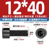 Tornillo de Cabeza Cilíndrica de Acero Negro Grado 8.8 con Hexágono Interior M3M4M5M6M8M10M12M16M24mm