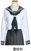 Bufanda Triángulo Corbata Estilo Marinero Color Liso Uniforme JK Japonés Lazo Grande para Mujer Accesorio con Hebilla Sin Nudo