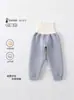 Pantalones Térmicos de Tres Capas para Bebés y Niños Pequeños, Otoño e Invierno, Cintura Alta que Protege la Barriga, Algodón Puro Clase A, con Abertura en la Entrepierna, Pantalones de Algodón para Bebé, Leggings para Recién Nacidos