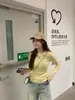 Novo Top Camada Base Sexy de Tricô Transparente Cor Menta para Mulheres Outono/Inverno Nicho Costurado Fino Roupa Íntima