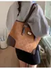 Bolso Retro de Gran Capacidad Estilo Coreano para Mujer, Nuevo Modelo 2025, Bolso para Estudiantes Universitarios, Bolso de Mano de Alta Gama, Bolso Tote
