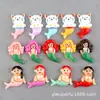 Accesorios de Resina de Sirena DIY Material para Tocado de Pinza Infantil Carcasa de Teléfono Móvil Crema de Pegamento para Adorno de Cabello Accesorios de Pasador Lote