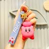 Kirby de las Estrellas Llavero de Epoxy Coche Mochila Colgante de Llave Lindo Muñeco de Dibujos Animados Encanto para Bolsa Llavero