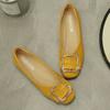 Zapatos Planos Individuales para Mujer, Nuevos Zapatos de Moda 2026, Versátiles de Punta Cuadrada Suela Suave Boca Baja Estilo Otoño Zapatos de Abuela, Mocasines