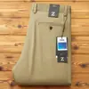 Calça Social Masculina de Verão Europeia Fina de Liocel Sedoso, Calça Casual Confortável Elástica de Corte Reto, Sem Amassados e Fresca