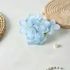 Flores de Jabón de Hortensia Estilo Coreano 9 Ramas Cabezas de Florales Artificiales al por Mayor Materiales para Manualidades con Decoraciones de Caja de Regalo
