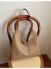 Bolso Tote Grande de Hombro Cruzado Nuevo Estilo Transfronterizo de Gran Capacidad para Viajes de Vacaciones, Bolso Retro para Mujer Verano 2026, Bolso de Oficina