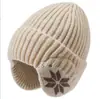 Gorro de invierno para hombre de exportación, a prueba de viento, resistente al frío, cálido, gorro de lana tejido grueso, extra grueso, forrado de polar, adecuado para cabezas grandes