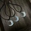 Collar de Luna de Hada Lindo de Nicho Estilo Tiktok Colgante de Luna Creciente para Mejor Amiga Cadena para Clavícula Regalo para Mujeres