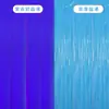 1*2m Cortina de Seda de Lluvia Fluorescente Macaron Decoración de Fiesta de Cumpleaños Suministros para Arreglo de Fondo Cortina de Puerta de Seda de Lluvia con Borlas de Colores