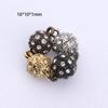 10 lotes de hebilla magnética de aleación con diamantes de imitación, hecha a mano, para pulsera, collar, accesorios de joyería, 8-16 mm, venta al por mayor al contado
