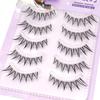 Pestañas Postizas Voladoras Oblicuas de una Sola Pieza con Tallo Negro y Duro Tres Ramas Color M52 Serie Zorro Maquillaje Masculino Antiguo Fusión Capilar Natural Nacidas de Madre Una Pieza