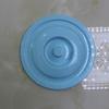 Tapa de cubo de plástico engrosado resistente a caídas venta individual cubo de desinfección cubo de basura tapa roja azul verde entrega de una pieza