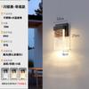 Luminária de Parede de Cristal, Simples e Moderna, Iluminação para Cima e para Baixo para Pátio, Terraço, Entrada de Mansão, Luz de Ambiente, Luminária de Parede Externa