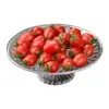 Prato de Frutas Acrílico Plástico KTV Bar Sala de Estar Moderna Transparente Estilo Europeu Lanche Doce Criativo Base Alta Fruteira