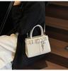 Bolsa de Ombro Feminina Estilo Coreano Design Nicho Cinto Decorativo Moda 2025 Nova Elegante Tendência Retrô Simples Axilar