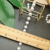 Ponto de fábrica manual diy corrente industrial corrente de pérolas brincos colar pulseira bolsa Corrente de Pérolas