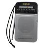 Venta al por mayor de fábrica CMIK banda AM/FM bolsillo portátil enchufable auriculares altavoz de alto volumen incorporado Radio