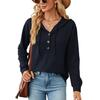 Amazon 2025 Exportación Transfronteriza Europea y Americana Otoño e Invierno Nuevo Sudadera Holgada de Manga Larga con Capucha y Botones de Color Puro para Mujer