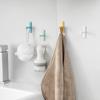 Gancho sin Marcas sin Taladro Multifuncional Simple Pegajoso Cocina Baño Joyería Llave Gancho de Almacenamiento para Artículos Pequeños