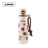 Taza Oso Afilado Taza Térmica West Highland Viaje al Aire Libre Taza de Doble Uso Deportiva Fitness Botella de Agua Térmica Portátil