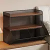 Prateleira para estação de alimentação, mesa de cabeceira do quarto, organizador de prateleira para mamadeiras e suprimentos de bebê, porta-lanches e copos para mesa de jantar
