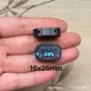 Madeira de Pessegueiro Antiga Quatro Vias Riqueza, Paz e Alegria Conjunto de Duas Peças DIY Acessórios para Joias de Contas Budistas Pulseira Pingente Artigo