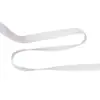 Cordón para Sombrero de Seda Artificial Huiya Cinta de Algodón Negro y Blanco Múltiples Especificaciones Cinta de Moño con Raya Horizontal de Algodón Artificial