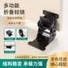 Bisagra de Pie de Unión para Mesa de Comedor Mesa de Centro de 90 Grados Cerradura Plegable Invisible Bisagra para Escritorio de Computadora Bisagra de Bloqueo Automático Plegable de 180 Grados Doble Freno