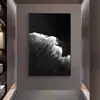 Impresión Giclée Plana Artística, Arte de Pared Abstracto para Sala de Estar, Decoración de Vestíbulo, Estilo Moderno Minimalista de Lujo Ligero