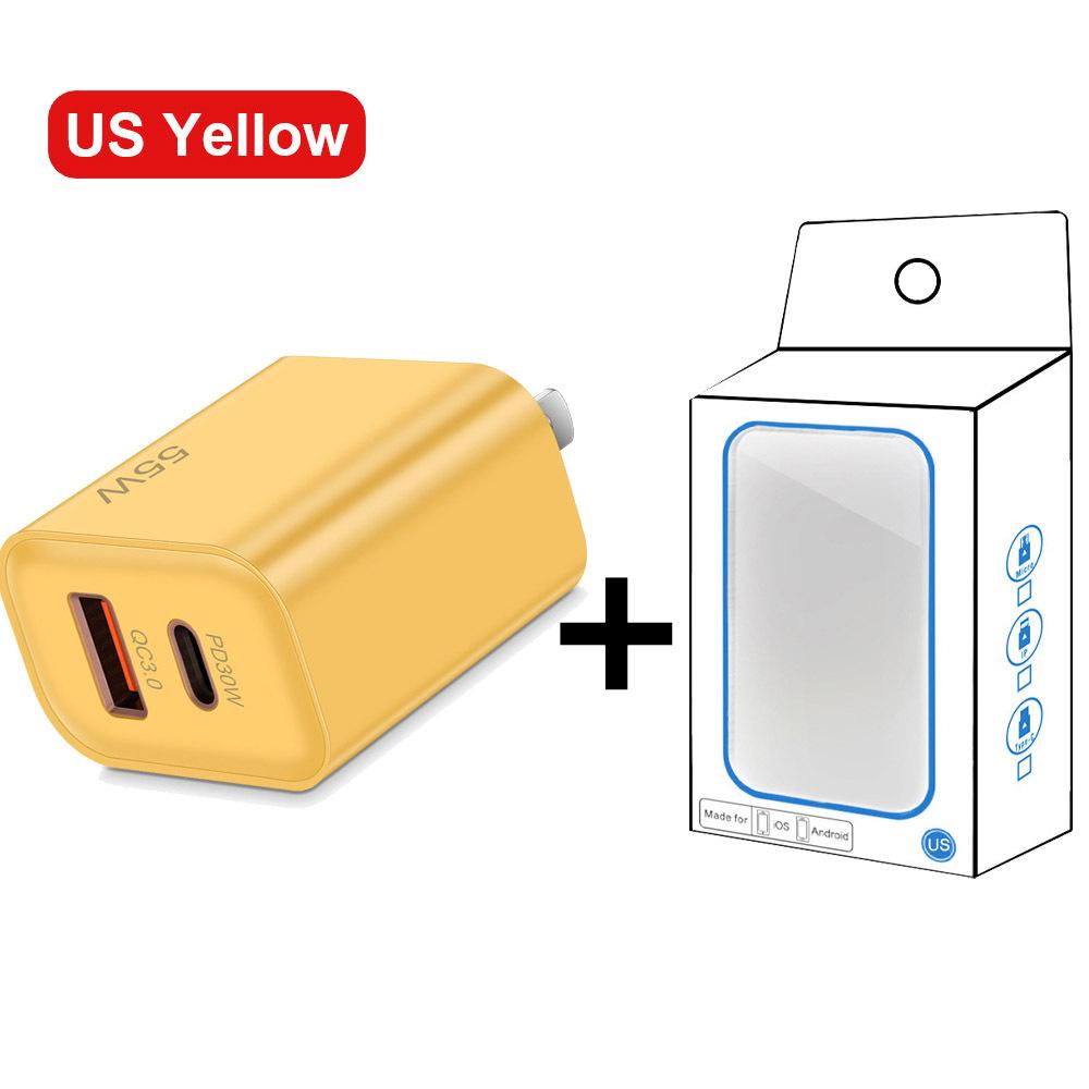 SKU-黄色美规+小蓝盒