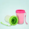 Taza Limpiadora de Patas para Mascotas, Lavador Portátil de Patas para Perros S/L con Cepillos Suaves de Silicona, Carcasa de PP Fácil de Desmontar y Limpiar, Elimina Barro, Suciedad y Hierba Después de los Paseos al Aire Libre para Perros y Gatos