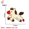 Patches de Cavalo Desenho Animado Fofo Série Pônei Bordados em Computador para Roupas, Bolsas e Acessórios de Decoração DIY