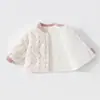 Conjunto de dos piezas para bebé, 120g, acolchado, engrosado, otoño e invierno, chaqueta de algodón, pantalones de algodón, ropa exterior para niños con top de algodón